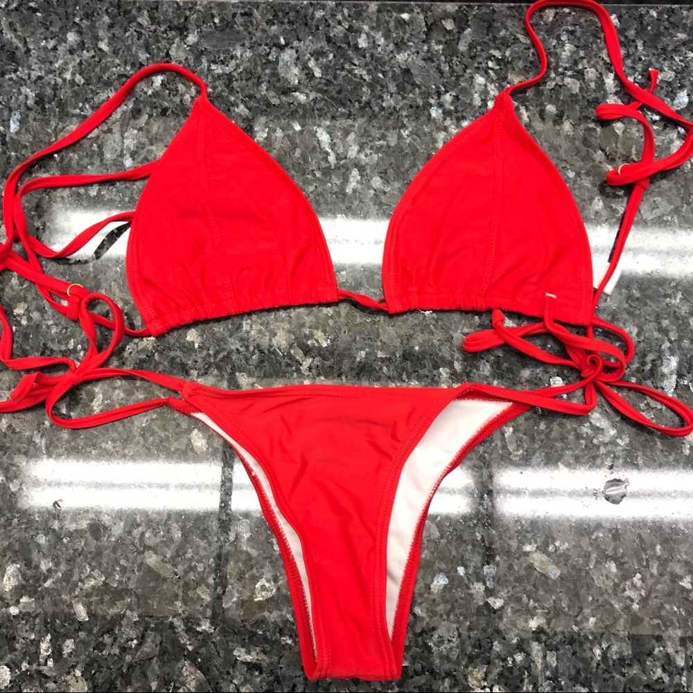 Red bikini